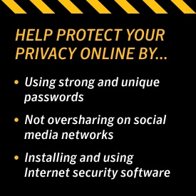 protecting your privacy online