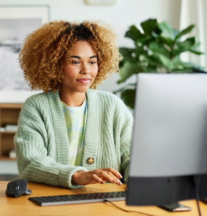 Girl on Monitor